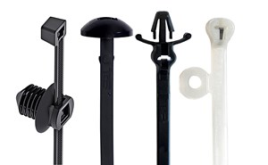 Cable ties with other fixing elements